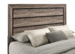 Kauffman Wood Storage Panel Bed Washed Taupe & Dark Cocoa - Image 8