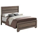 Kauffman Wooden Bedroom Set Dark Brown & Light Brown - Image 8