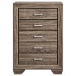 Kauffman Wooden Bedroom Set Dark Brown & Light Brown - Image 16