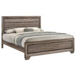 Kauffman Wood Panel Bed Dark Cocoa - Image 3