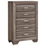 Kauffman 5-drawer Bedroom Chest Brown - Image 2