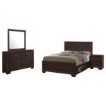 Kauffman Wooden Storage Bedroom Set Washed Taupe & Dark Cocoa - Image 12