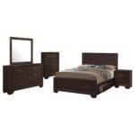 Kauffman Wooden Storage Bedroom Set Washed Taupe & Dark Cocoa - Image 7