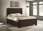 Kauffman Wood Storage Panel Bed Washed Taupe & Dark Cocoa - Image 11