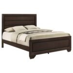 Kauffman Wood Panel Bed Dark Cocoa - Image 11