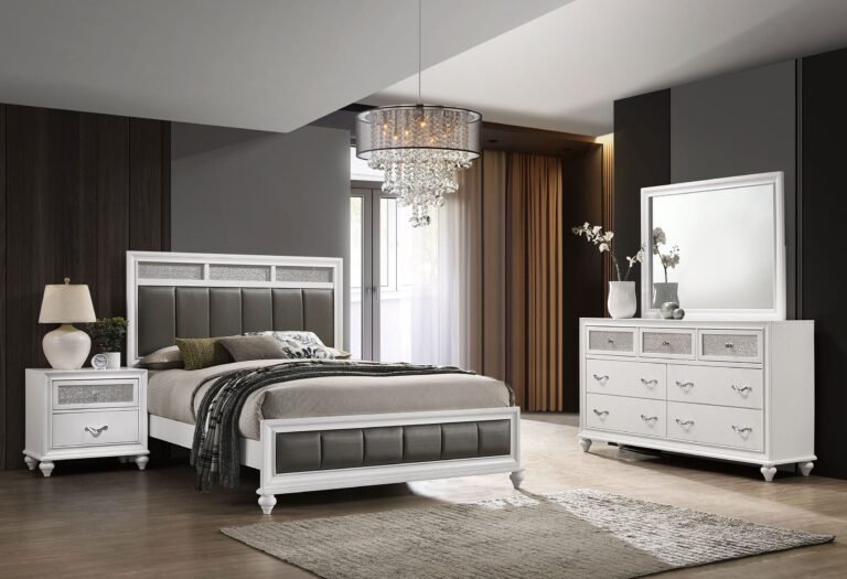 King Size Upholstered Bedroom Set