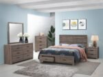 Brantford Storage Wooden Panel Bedroom Set - Image 2