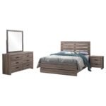 Brantford Wooden Bedroom Set Barrel Oak & Coastal White - Image 4
