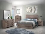 Brantford Wooden Bedroom Set Barrel Oak & Coastal White - Image 3