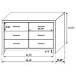 Brantford Wooden Bedroom Set Barrel Oak & Coastal White - Image 16