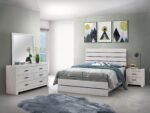 Brantford Wooden Bedroom Set Barrel Oak & Coastal White - Image 2