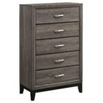 Watson Wooden Bedroom Set Grey Oak - Image 5