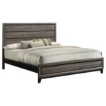 Watson Wood Panel Bed Grey Oak - Image 2