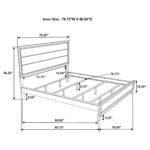 Watson Wood Panel Bed Grey Oak - Image 5