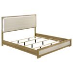 Hyland Panel Bed LED Headboard Natural - Image 3