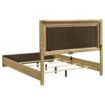 Hyland LED Headboard Bedroom Set Oak - Image 4