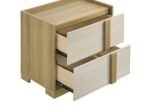 Hyland LED Headboard Bedroom Set Oak - Image 8