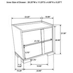 Hyland LED Headboard Bedroom Set Oak - Image 10