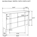 Hyland LED Headboard Bedroom Set Oak - Image 11
