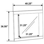 Hyland LED Headboard Bedroom Set Oak - Image 12