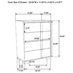 Hyland LED Headboard Bedroom Set Oak - Image 13