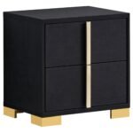 Marceline 2-drawer Nightstand Black - Image 2