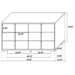 Marceline LED Headboard Bedroom Set White & Black - Image 13