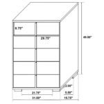 Marceline LED Headboard Bedroom Set White & Black - Image 15