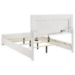 Marceline Wood LED Panel Bed White - Image 4