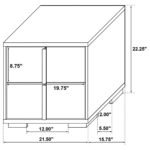 Marceline 2-drawer Nightstand Black - Image 3