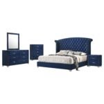 Melody Bedroom Set Pacific Blue and Grey - Image 11