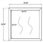 Kendall Upholstered Bedroom Set White and Black - Image 7