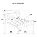 Wilkes Upholstered Bedroom Set Dark Brown - Image 14