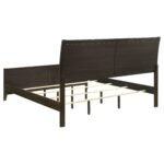 Wilkes 51-inch Upholstered Bed Dark Cocoa - Image 5