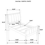 Wilkes Upholstered Bedroom Set Dark Brown - Image 19