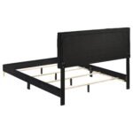 Kendall Upholstered Panel Bed Black & White - Image 5