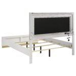 Caraway LED Headboard Bedroom Set Black & White - Image 9