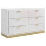 Caraway LED Headboard Bedroom Set Black & White - Image 7