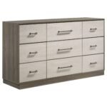 Fenwick Wooden Storage Bedroom Set Grey - Image 7