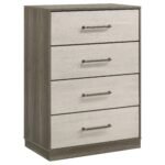 Fenwick Wooden Storage Bedroom Set Grey - Image 9