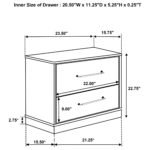 Fenwick Wooden Storage Bedroom Set Grey - Image 11