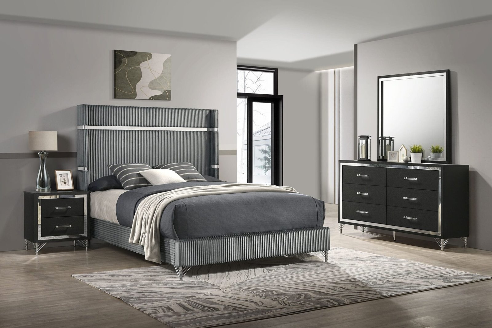 Black & Gold Luxury Duvet Set