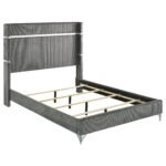 Lucia Wingback Bedroom Set Beige & White - Grey & Black - Image 23