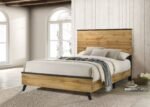 Kaywood 52-inch Wooden Panel Bed Natural Pine - Image 3