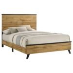 Kaywood 52-inch Wooden Panel Bed Natural Pine - Image 2