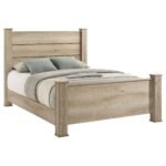 Oakglen 55-inch Panel Bed Weathered Oak - Image 2