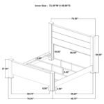Oakglen 55-inch Panel Bed Weathered Oak - Image 6