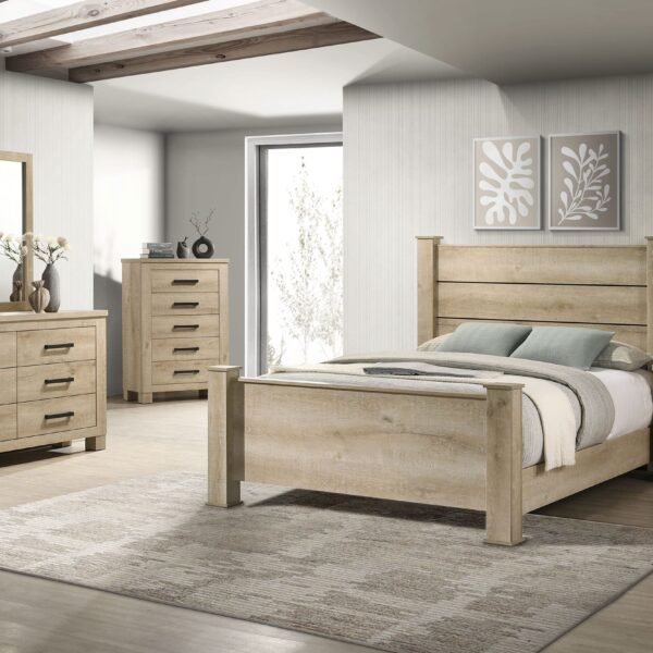 Oakglen Wooden Bedroom Set Oak