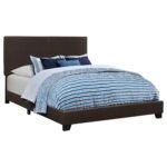 Dorian Faux Leather Upholstered Bed - Image 3
