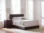 Dorian Faux Leather Upholstered Bed - Image 2